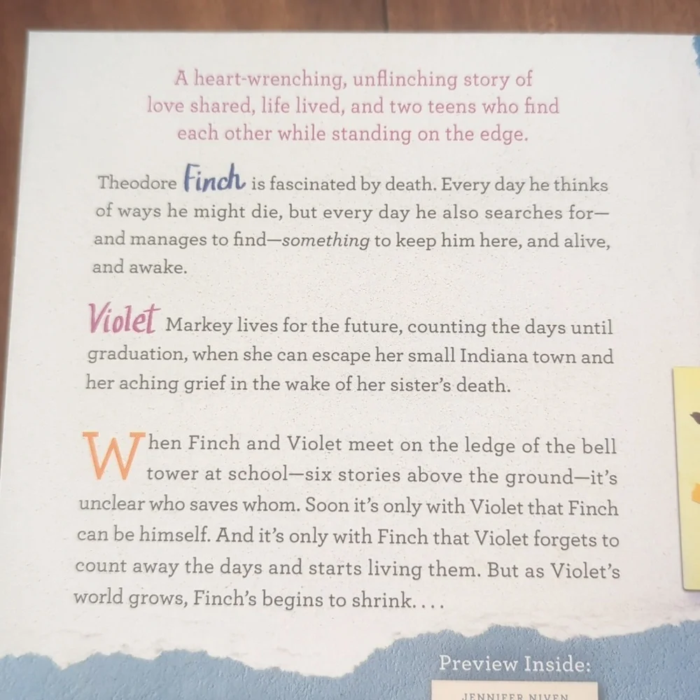 All The Bright Places Book - Picture 4 of 7